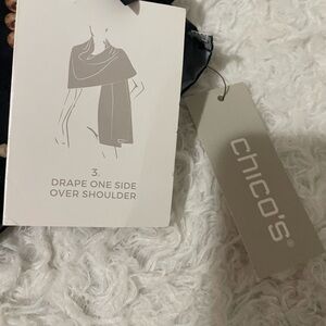 Chico's Black Garment with Gold Accents